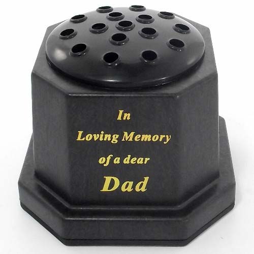 Memorial Grave Vase - Dad